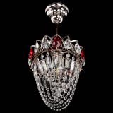 Люстра Водоворот №1 мини с подвесом красная в Кирове