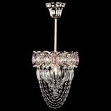 Люстра Водоворот №1 мини с подвесом розовая в Кирове