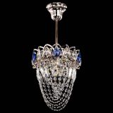 Люстра Водоворот №1 мини с подвесом синяя в Кирове