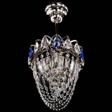 Люстра Водоворот №1 мини с подвесом синяя в Кирове