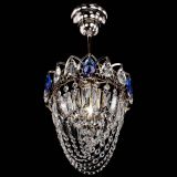 Люстра Водоворот №1 мини с подвесом синяя в Кирове