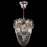 Люстра Водоворот №1 мини с подвесом зеленая в Кирове