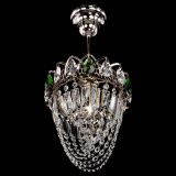 Люстра Водоворот №1 мини с подвесом зеленая в Кирове