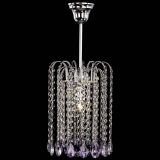 Люстра Зима капель журавлик фиолетовая в Кирове