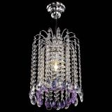 Люстра Зима капель журавлик фиолетовая в Кирове