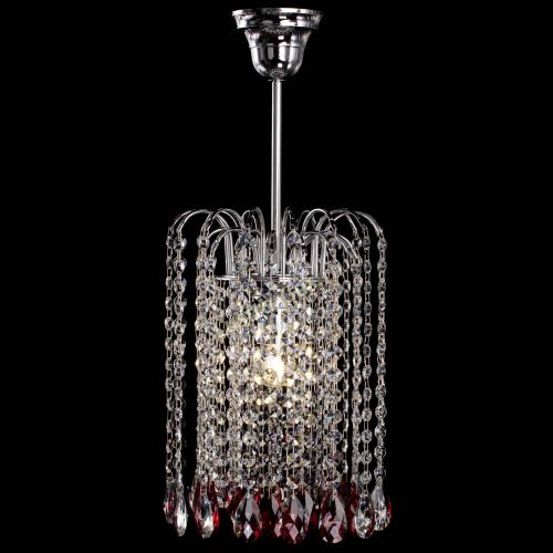 Люстра Зима капель журавлик красная в Кирове Гусь Хрустальный