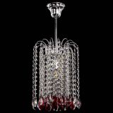 Люстра Зима капель журавлик красная в Кирове