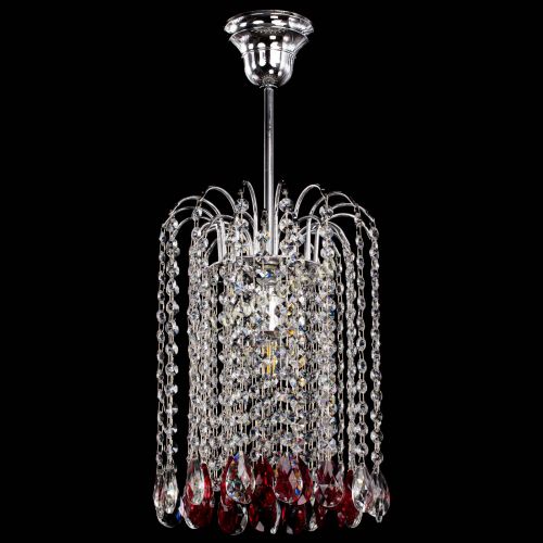 Люстра Зима капель журавлик красная в Кирове Гусь Хрустальный