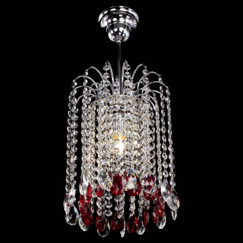 Люстра Зима капель журавлик красная в Кирове Гусь Хрустальный