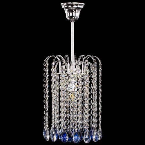 Люстра Зима капель журавлик синяя в Кирове Гусь Хрустальный