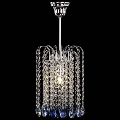 Люстра Зима капель журавлик синяя в Кирове Гусь Хрустальный