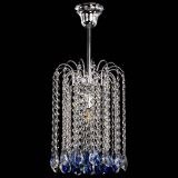 Люстра Зима капель журавлик синяя в Кирове