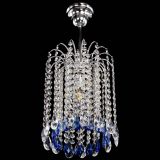 Люстра Зима капель журавлик синяя в Кирове