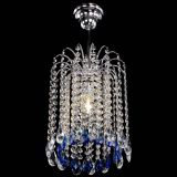 Люстра Зима капель журавлик синяя в Кирове