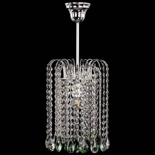 Люстра Зима капель журавлик зеленая в Кирове Гусь Хрустальный