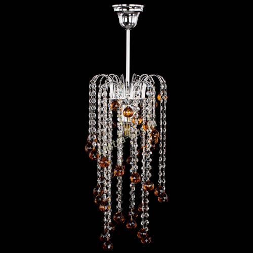 Люстра Зима каскад шар 30 чайная в Кирове Гусь Хрустальный