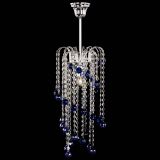 Люстра Зима каскад шар 30 синяя в Кирове