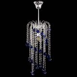 Люстра Зима каскад шар 30 синяя в Кирове