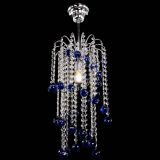 Люстра Зима каскад шар 30 синяя в Кирове
