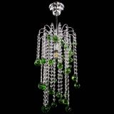 Люстра Зима каскад шар 30 зеленая в Кирове