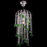 Люстра Зима каскад шар 30 зеленая в Кирове