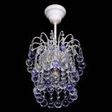 Люстра Зима шар фиолетовая (белая патина)  в Кирове