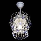 Люстра Зима шар фиолетовая (белая патина)  в Кирове
