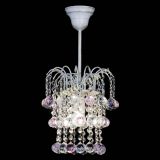 Люстра Зима шар розовая (белая патина)  в Кирове