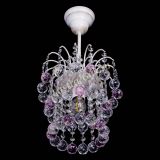 Люстра Зима шар розовая (белая патина)  в Кирове