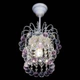 Люстра Зима шар розовая (белая патина)  в Кирове