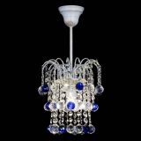 Люстра Зима шар синяя (белая патина)  в Кирове