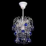 Люстра Зима шар синяя (белая патина)  в Кирове