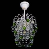 Люстра Зима шар зеленая (белая патина)  в Кирове