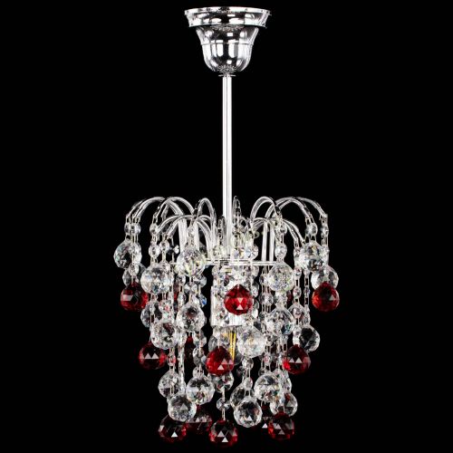Люстра Зима шар красная в Кирове Гусь Хрустальный