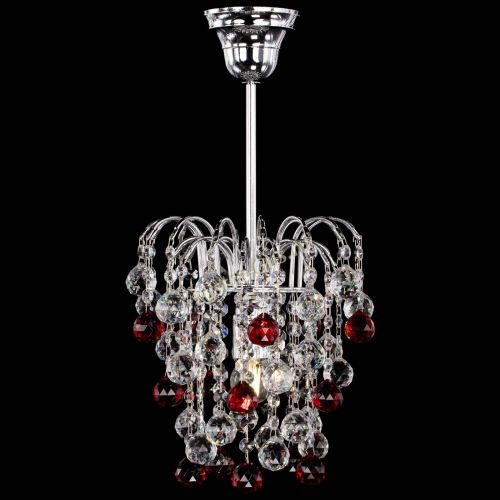 Люстра Зима шар красная в Кирове Гусь Хрустальный