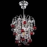 Люстра Зима шар красная в Кирове