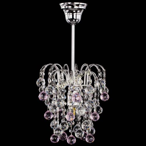 Люстра Зима шар розовая в Кирове Гусь Хрустальный