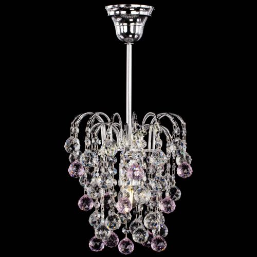 Люстра Зима шар розовая в Кирове Гусь Хрустальный