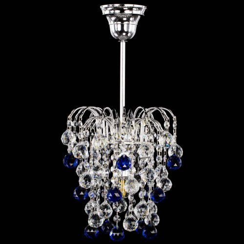 Люстра Зима шар синяя в Кирове Гусь Хрустальный