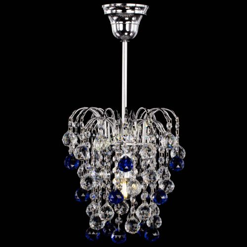 Люстра Зима шар синяя в Кирове Гусь Хрустальный