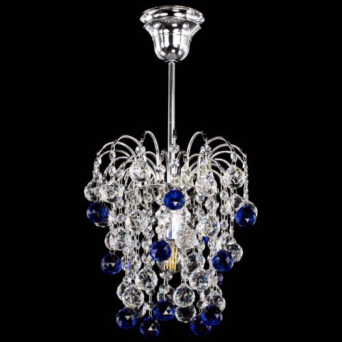 Люстра Зима шар синяя в Кирове Гусь Хрустальный