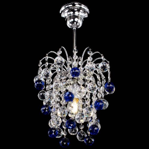 Люстра Зима шар синяя в Кирове Гусь Хрустальный