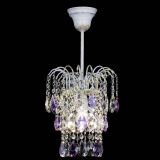 Люстра Зима журавлик фиолетовая (белая патина) в Кирове