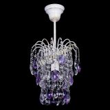 Люстра Зима журавлик фиолетовая (белая патина) в Кирове