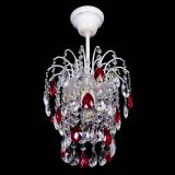 Люстра Зима журавлик красная (белая патина) в Кирове