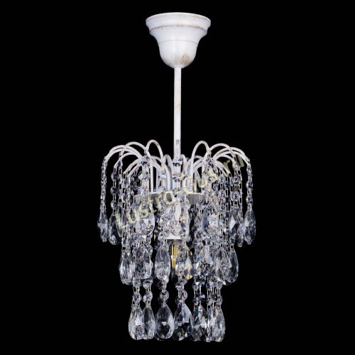 Люстра Зима журавлик белая в Кирове Гусь Хрустальный