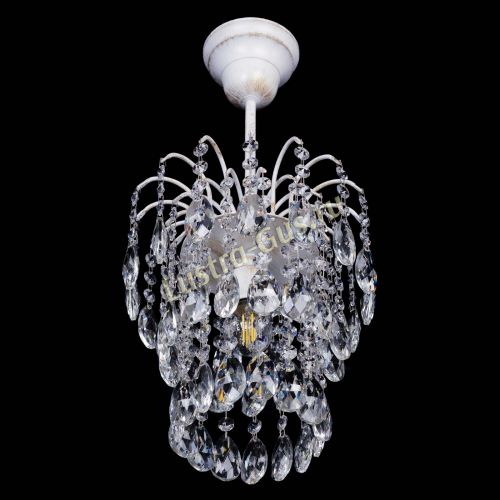 Люстра Зима шар белая в Кирове Гусь Хрустальный