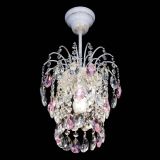 Люстра Зима журавлик розовая (белая патина) в Кирове