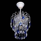 Люстра Зима журавлик синяя (белая патина) в Кирове