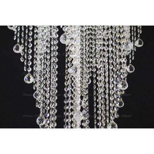 Люстра Катерина Космос 5 ламп шар 30 мм длинная  в Кирове Гусь Хрустальный